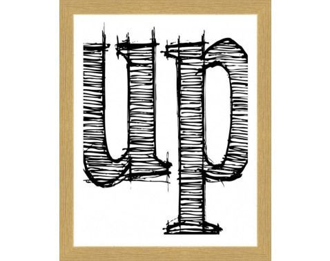 Obraz v drevenom ráme Nordic Up, 20x25 cm%