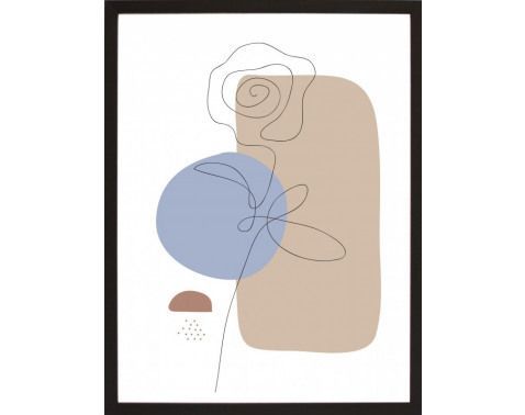 Rámovaný obraz Abstraktný obrazec III, 30x40 cm%