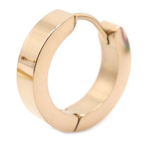 Náušnica Ring-Zlatá/Ružová KP15313