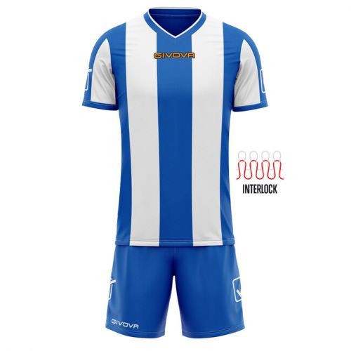 KIT CATALANO MC AZZURRO/BIANCO Tg. M