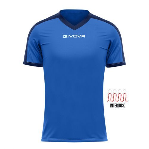 SHIRT REVOLUTION INTERLOCK AZZURRO/BLU Tg. 3XS
