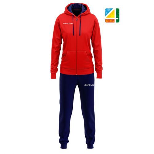 TUTA LADY ROSSO/BLU Tg. 2XS