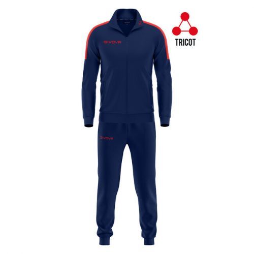 TUTA REVOLUTION TRIACETATO BLU/ROSSO Tg. 4XL