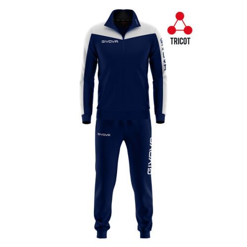 TUTA ROMA TRIACETATO BLU/BIANCO Tg. XL