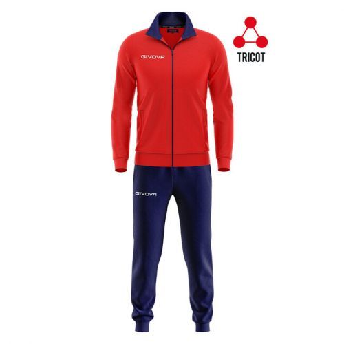 TUTA TORINO TRIACETATO ROSSO/BLU Tg. 3XL