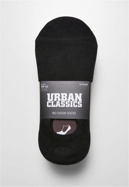 Urban Classics No Show Socks 10-Pack black - 43-46
