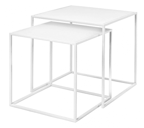 Set konferenčných stolíkov FERA Blomus biely 2 ks