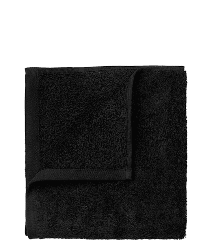 Súprava uterákov RIVA Blomus čierna 30x30 cm 4 ks