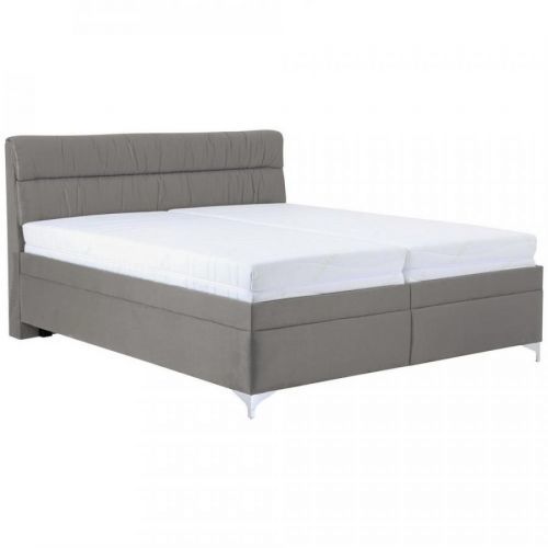 Čalúnená Posteľ Alora 180/200cm, Sivá