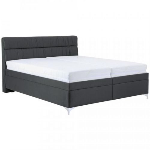 Čalúnená Posteľ Alora 180/200cm, Antracitová