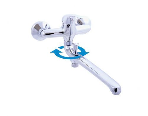 SLEZAK-RAV - Vodovodné batérie pre vaňu a umývadlo SÁZAVA, Farba: chróm, Rozmer: 150 mm, Typ ručičky: SA057.5 SA057.5