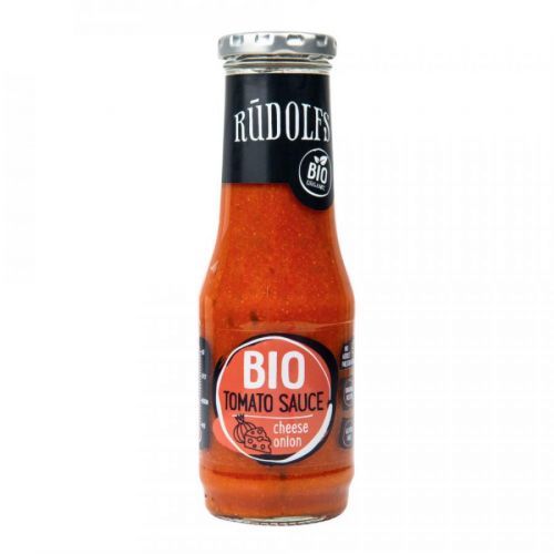 Omáčka paradajková so syrom a cibuľou 300 g BIO   RUDOLFS