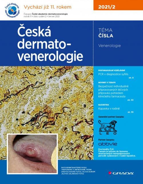 Česká dermatovenerologie 2/21, Hercogová Třešňák Jana