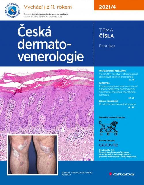 Česká dermatovenerologie 4/21, Hercogová Třešňák Jana