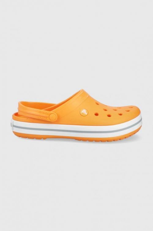 Šľapky Crocs oranžová farba
