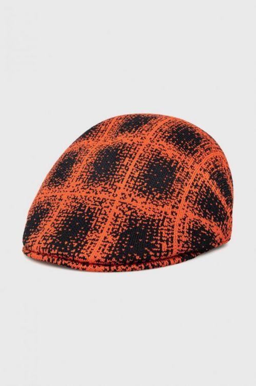 Čiapka so šiltom Kangol oranžová farba,