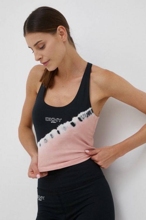 Top Dkny dámsky, ružová farba,