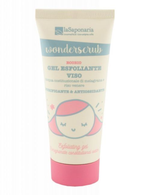 laSaponaria laSaponaria Peelingový gél na tvár WonderScrub BIO (100 ml) 100 ml