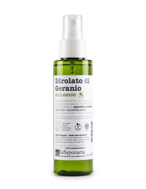 laSaponaria laSaponaria Kvetová voda z pelargónie vonnej BIO (100 ml) - upokojí a rozjasní pleť aj myseľ 100 ml