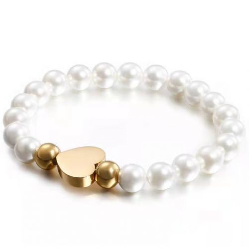 Náramok Pearl Heart-Strieborná KP15156
