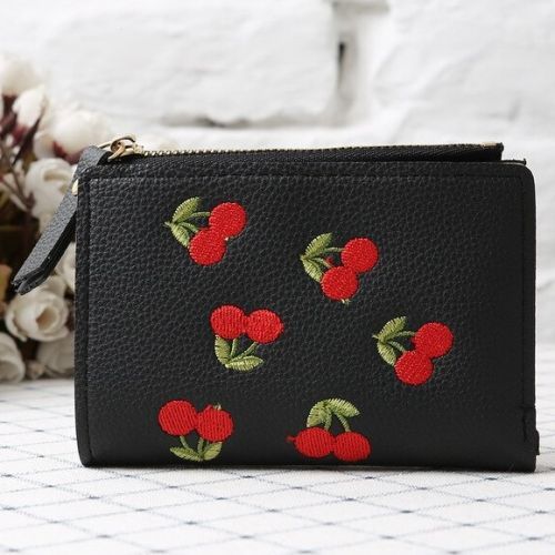 Peňaženka Cherry-Čierna KP15384