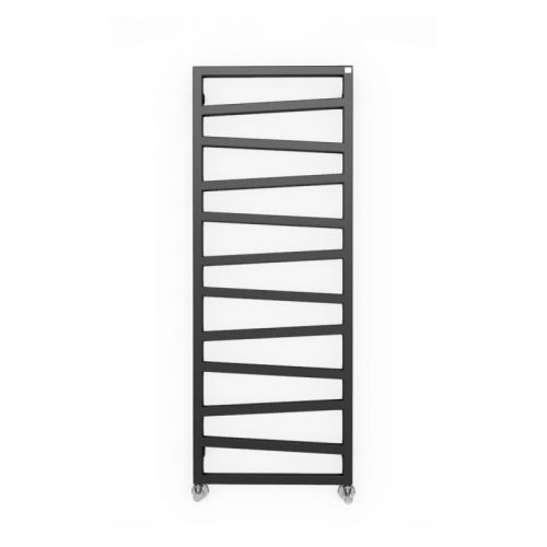 Terma Zigzag 835x500 vodný radiátor Heban