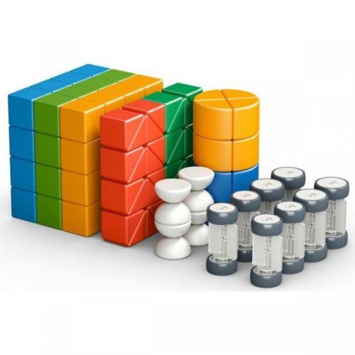 Geomag Magicube Shapes Recycled Bulk 128 dielikov