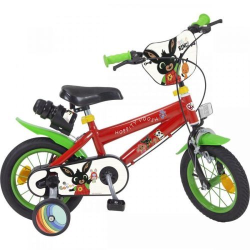 Toimsu Bicykel detský Bing zelenočervený 12 s fliašou