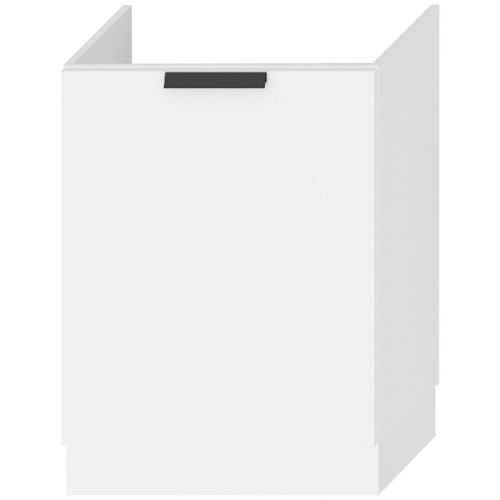 Kuchynská skrinka Denis d60zl pl biely satén mat/biela