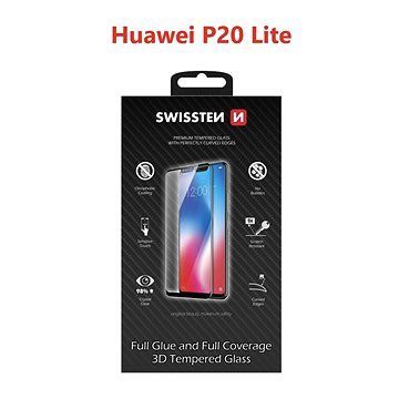 Swissten 3D Full Glue na Huawei P20 Lite čierne