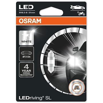 OSRAM LEDriving SL C5W dĺžka 31 mm Studená biela 6000K 12V jeden kus v balení