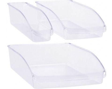 Súprava organizérov do chladničky 3 ks, plast%
