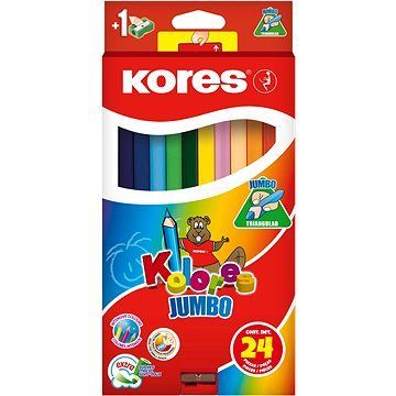 KORES JUMBO KOLORES 24 farieb