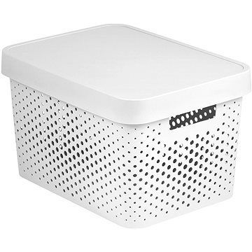 Curver INFINITY DOTS box 17 l, biely
