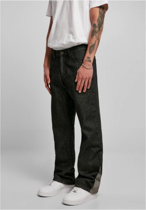 Urban Classics Organic Triangle Denim black washed - 28