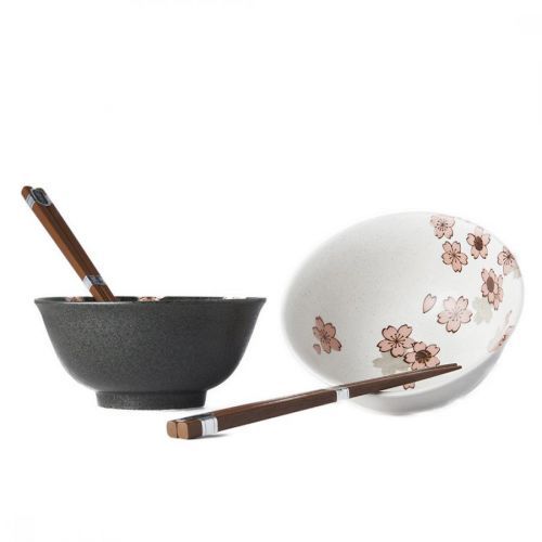 Set misiek Cherry Blossom s paličkami 500 ml 2 ks MIJ