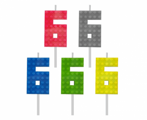 Godan Narodeninová sviečka Lego - 6