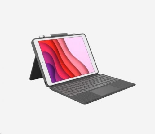 Logitech Puzdro s klávesnicou Combo Touch for iPad (7th generation), UK, Graphite