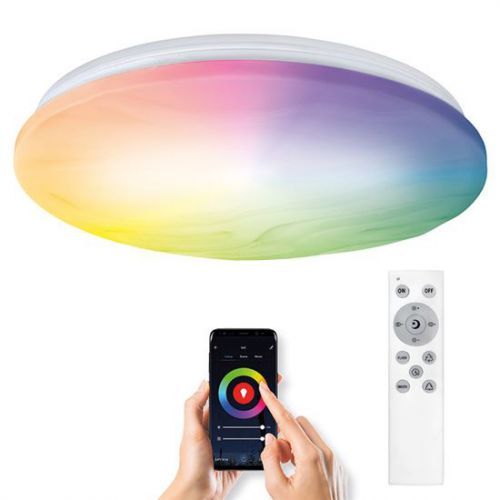 Smart svietidlo stropné SOLIGHT WAVE WO792 RGB 30W WiFi Tuya