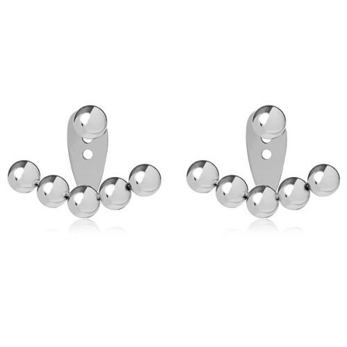 Troli Štýlové oceľové náušnice 2v1 VAAXF442S