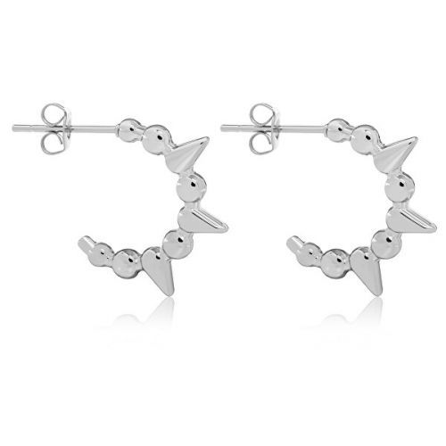 Troli Výrazné kruhové náušnice z ocele VAAXF373S