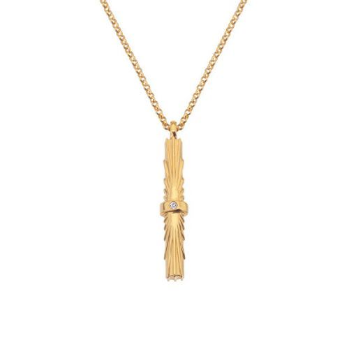 Hot Diamonds Moderný náhrdelník s diamantom Jac Jossa Hope DP849 (retiazka, prívesok)