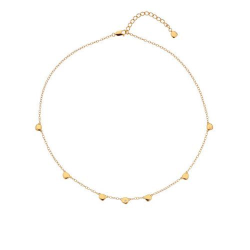 Hot Diamonds Jemný pozlátený náhrdelník s diamantom Jac Jossa Soul DN150