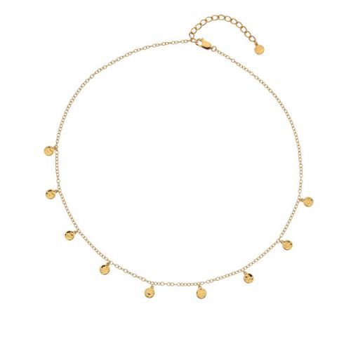Hot Diamonds Pôvabný pozlátený náhrdelník s diamantom Jac Jossa Soul DN149