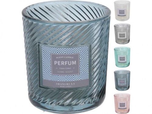 Sviečka v skle Aroma rôzne farby