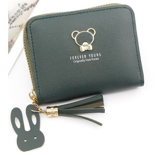 Peňaženka Young Bear-Zelená KP15426
