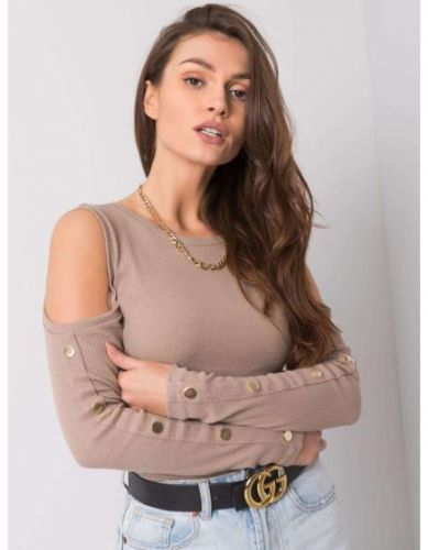 Dámska blúzka NADIA tmavo béžová