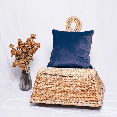 Vankúš Velvet 40x40 námornícka modrá