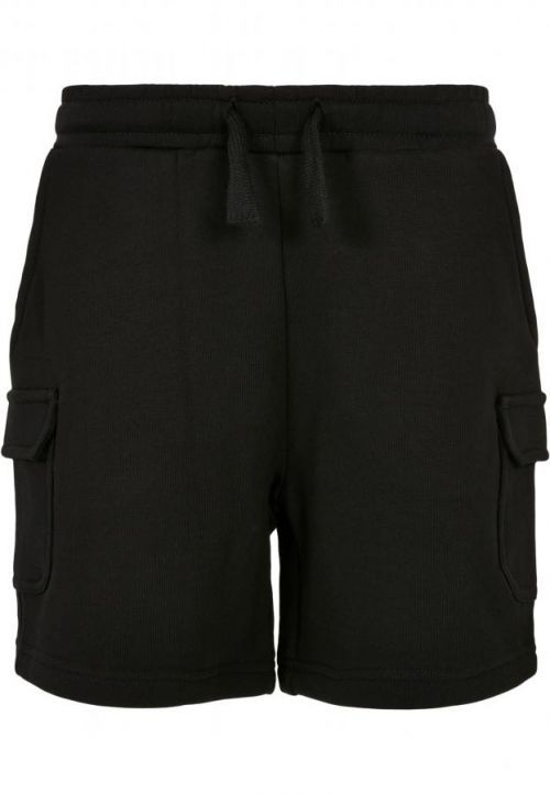 Urban Classics Boys Organic Cargo Sweat Shorts black - 110/116