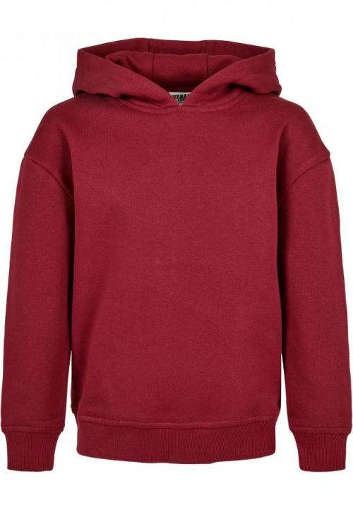Urban Classics Girls Organic Hoody burgundy - 110/116